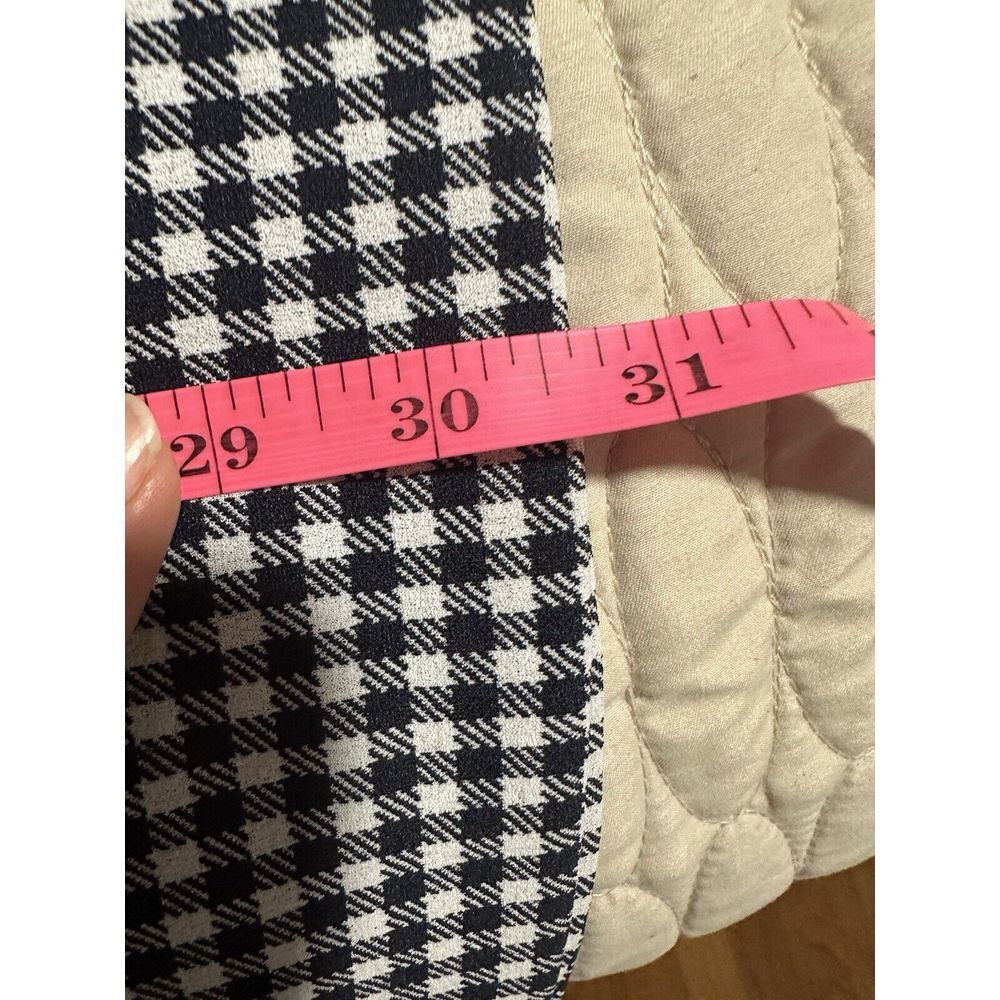 Calvin Klein Black and White Gingham Midi Dress - Picture 14 of 14